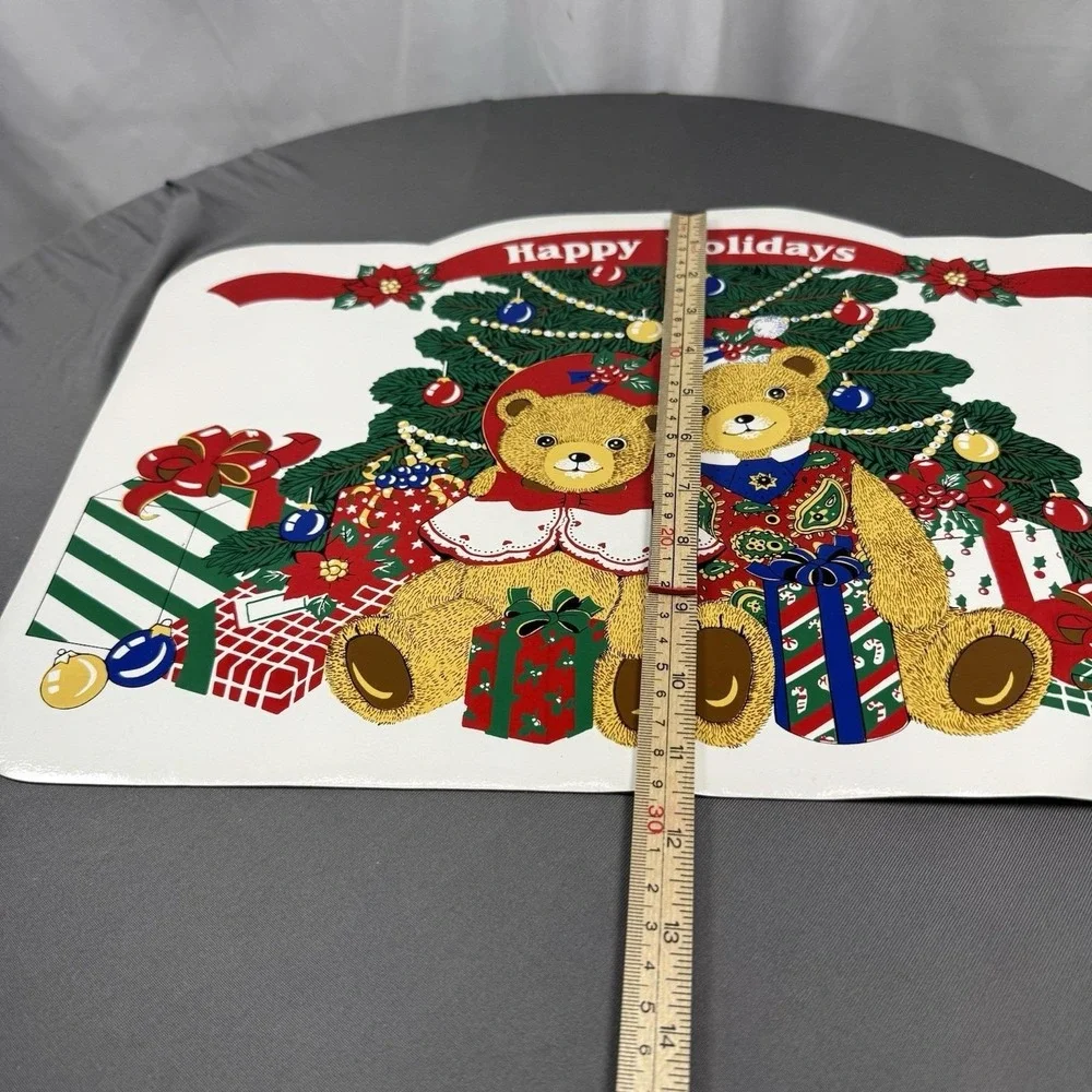 Happy‎ Holidays Teddy Bear Placemats 18